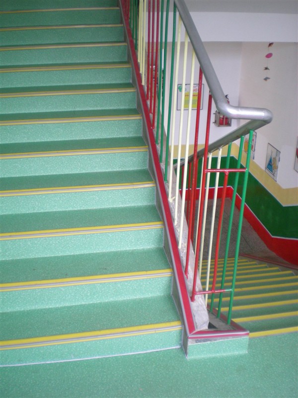 早教中心樓梯防滑PVC地板